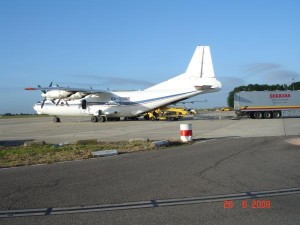 kuikentransport vliegveld